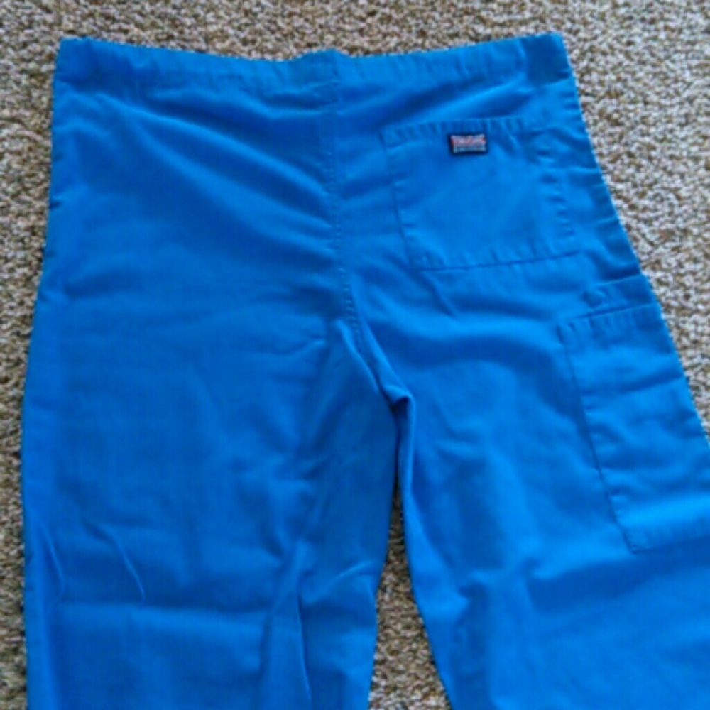 Cherokee scrub pants royal blue